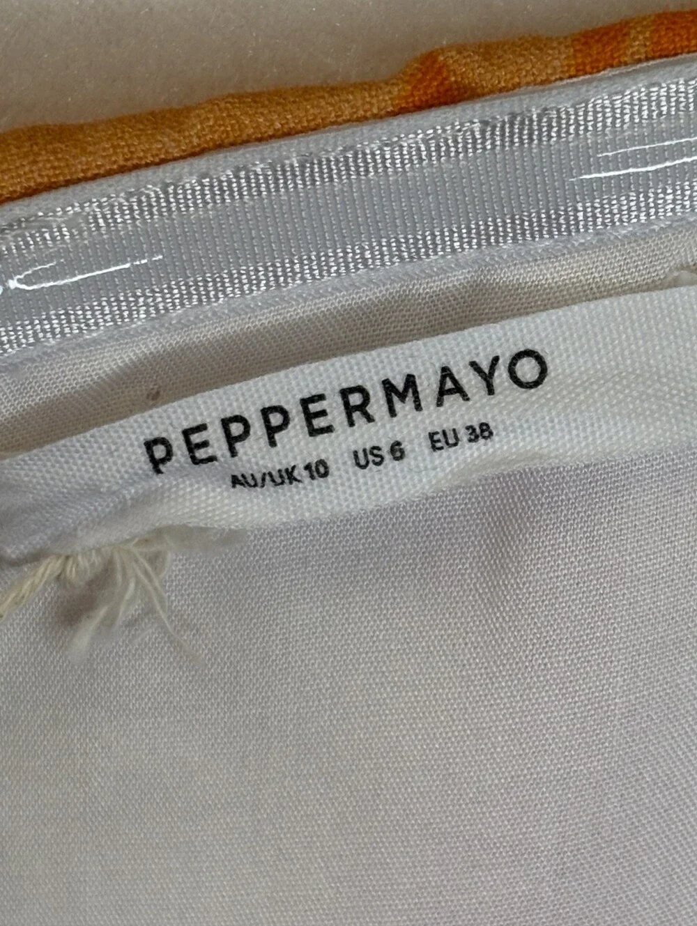 Peppermayo Skyscrapers Linen Mini Dress In Blurred Blossom, NWT, Size 6